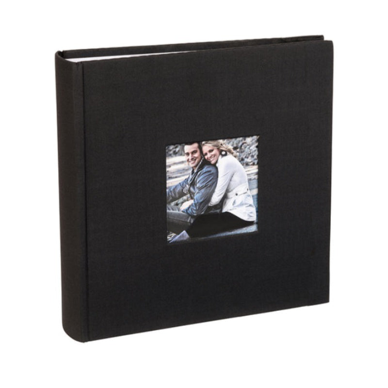 Kenro Aztec photo album in black with fast delivery in Ireland.