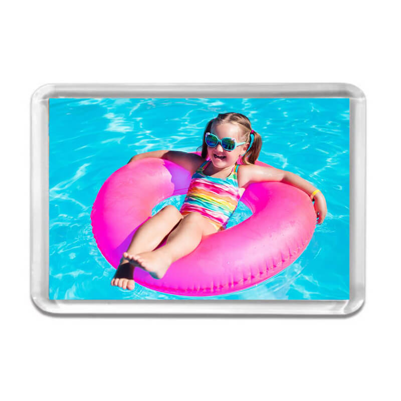 Portrait or landscape shaped photo fridge magnet. Made in Ireland with fast delivery.