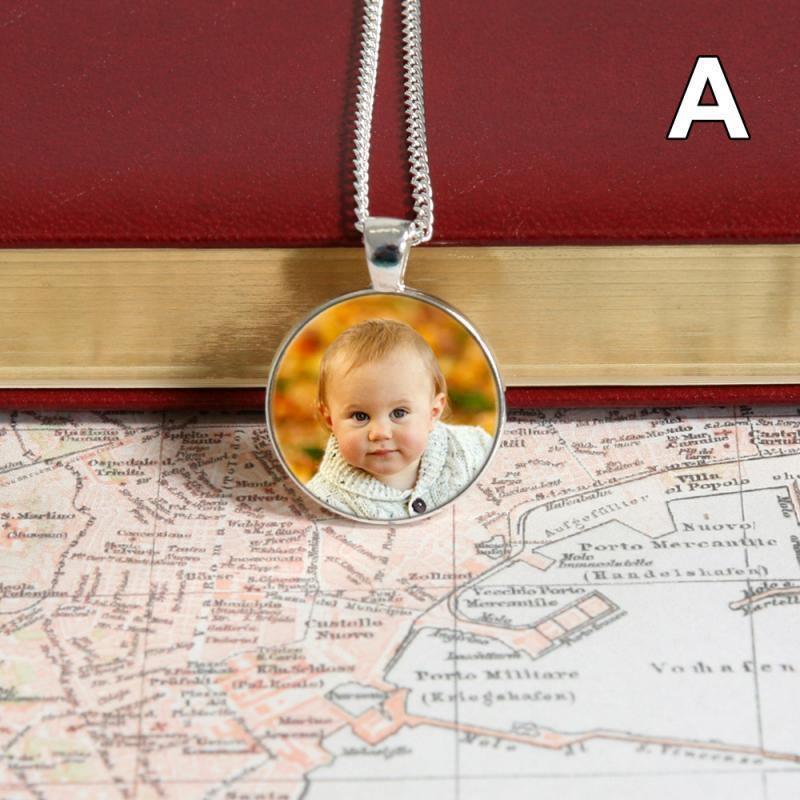 Necklace with photo inside, perfect for gifting loved ones.