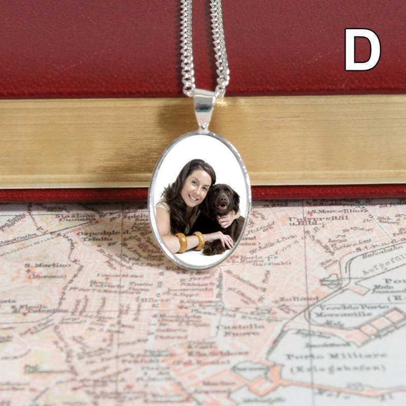 Elegant photo locket necklace with space for your favorite photo.