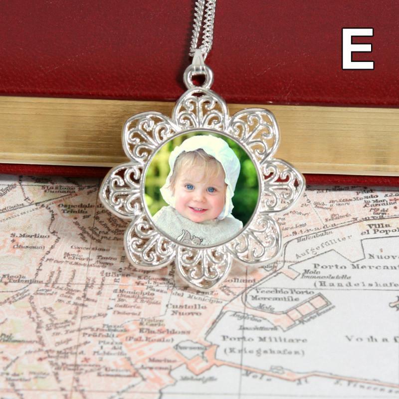 Turn a photo into a locket necklace for lasting memories.