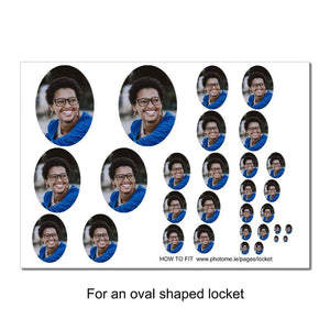 how to make small photos for lockets