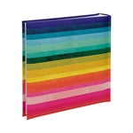 brightly coloured rainbow album