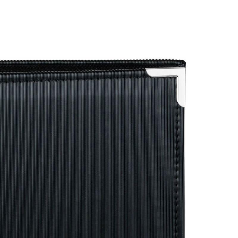 Metal corner detail on the photo album front cover. Fast delivery in Ireland.