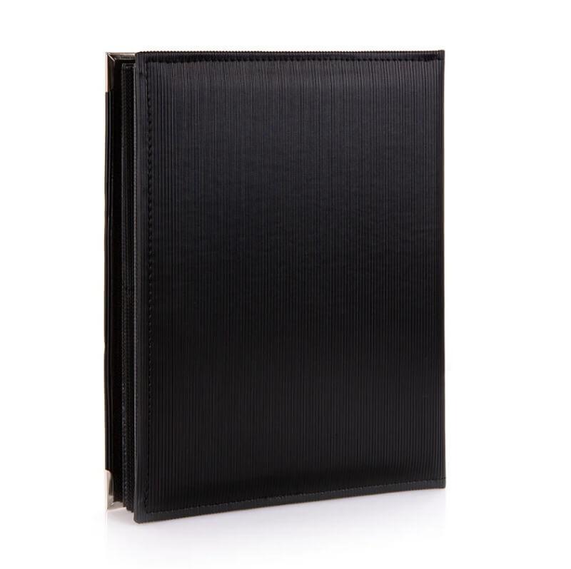 Ridged plastic on back of the photo album 5x7 13x18 size.