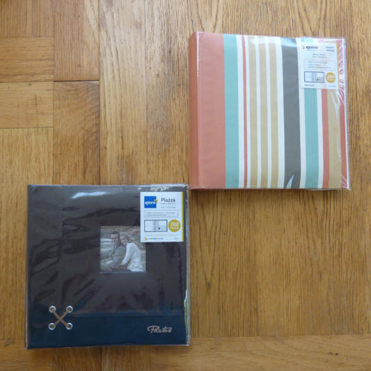 candy stripe and piazza photo album holds 200 photos with fast delivery in ireland.