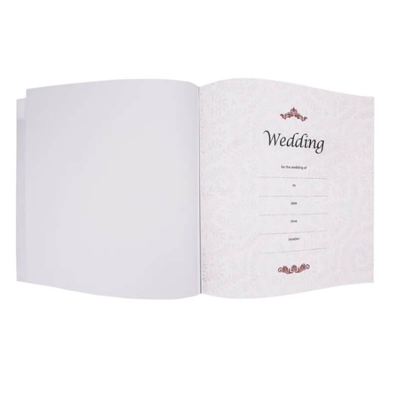 Plain page photo album for wedding photos - Ireland.