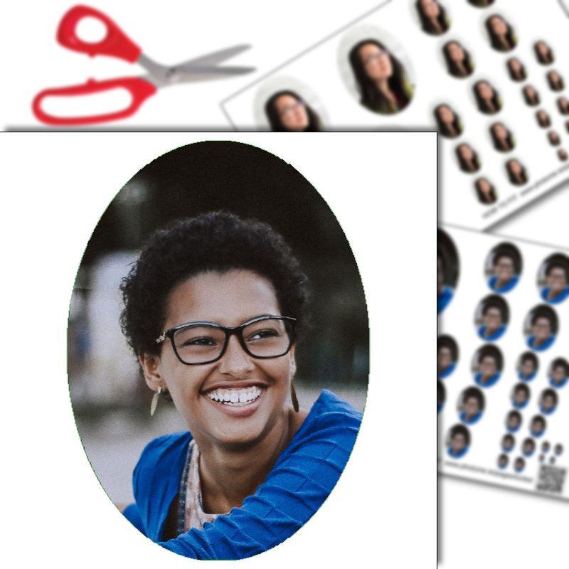 Your personalised oval shaped locket photo size to fit your own necklace.