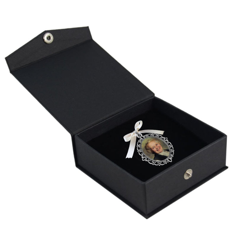a luxury gift box for wedding bouquet charms