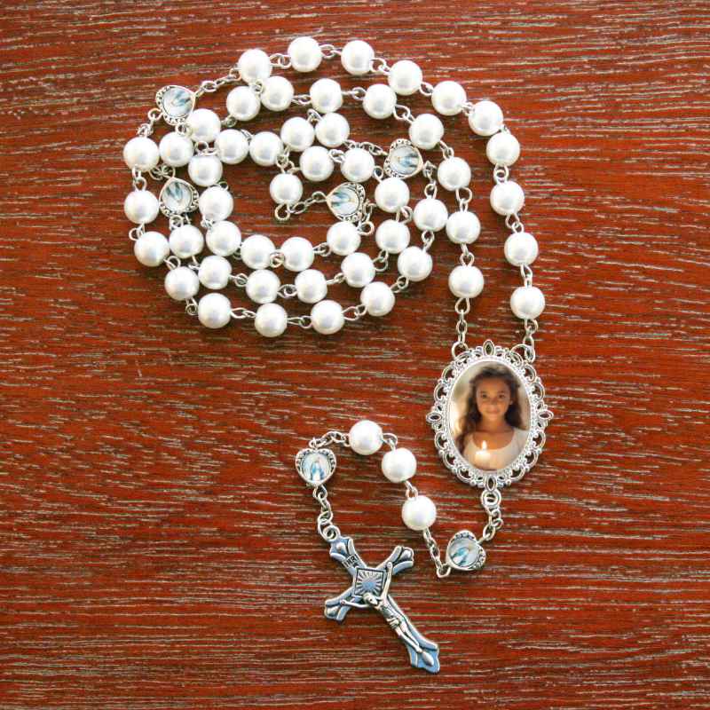 Rosary Beads With A Photo