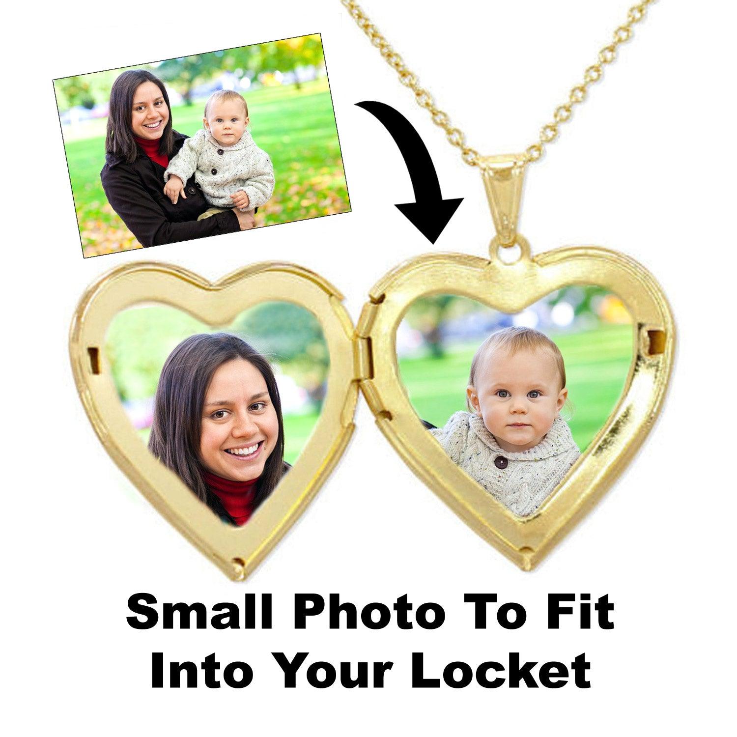 Locket size photo, print locket size photos, locket size pictures.