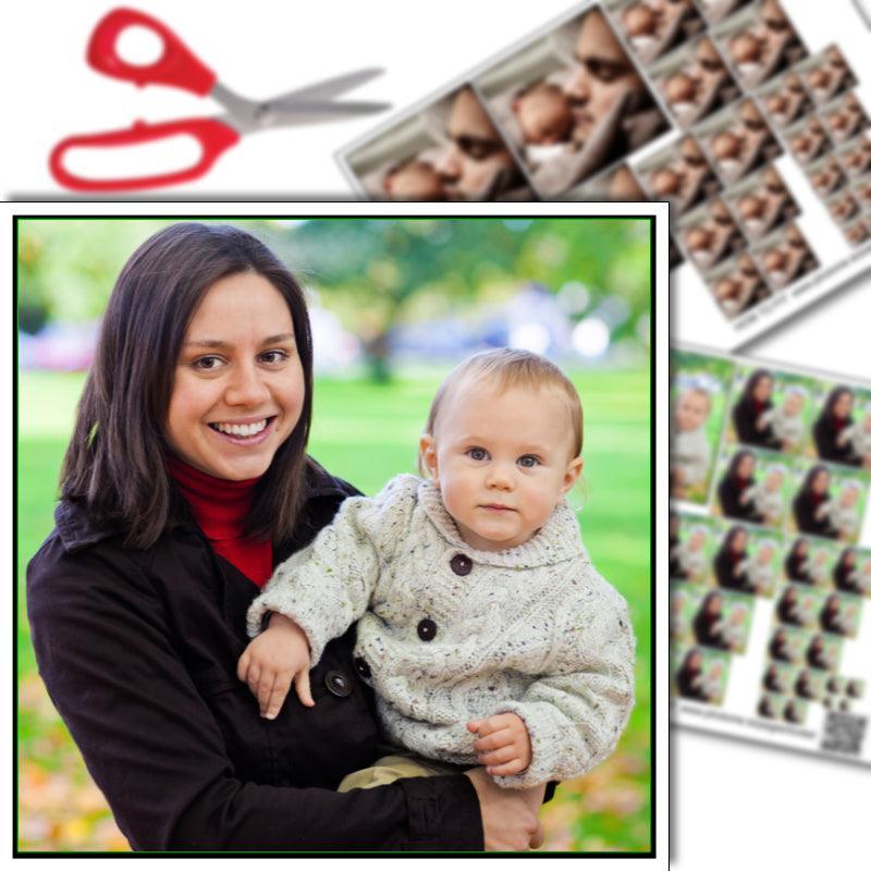 A locket photo in square shape to fit any size and it is guarnteed to fit. We also have fast delivery in Ireland.