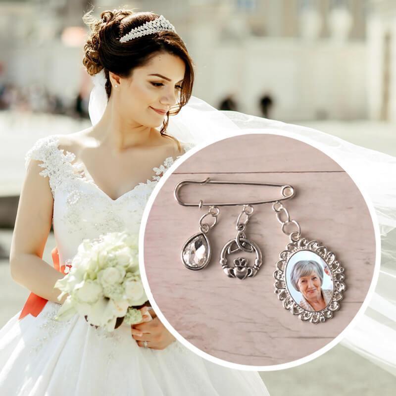 bouquet frame charm