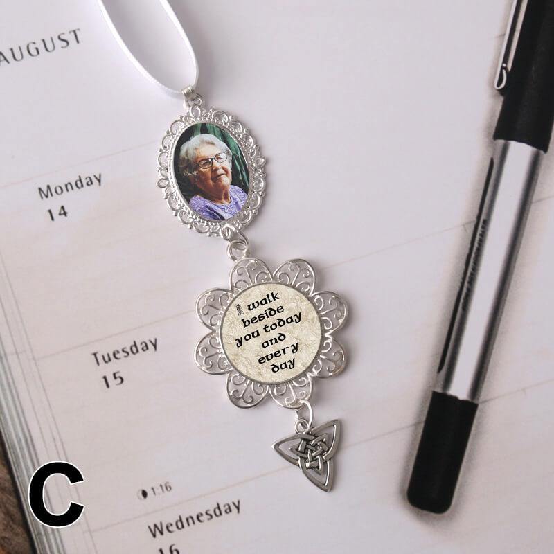 picture frame charms for wedding bouquet