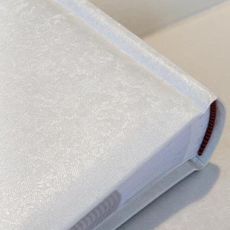traditional satin covered album