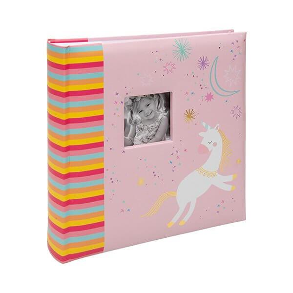 Unicorn Baby Photo Album For 200 6x4 inch/10x15cm - Photome.ie