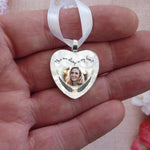 a loved one remembered in a wedding charm